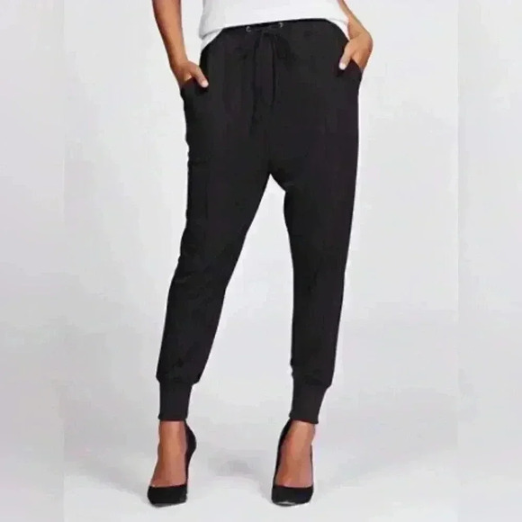 Gabrielle Union for NY & Co Women M Black Pull on Fleece Casual Jogger Pants NWT - Picture 11 of 11